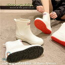 レインブーツ サイドゴア レインシューズ ショート 長靴 レディース 完全防水 雨 雪 防水 軽量 サイドゴア ショート丈ブーツ 雨晴れ兼用 通勤通学用 雪対策...