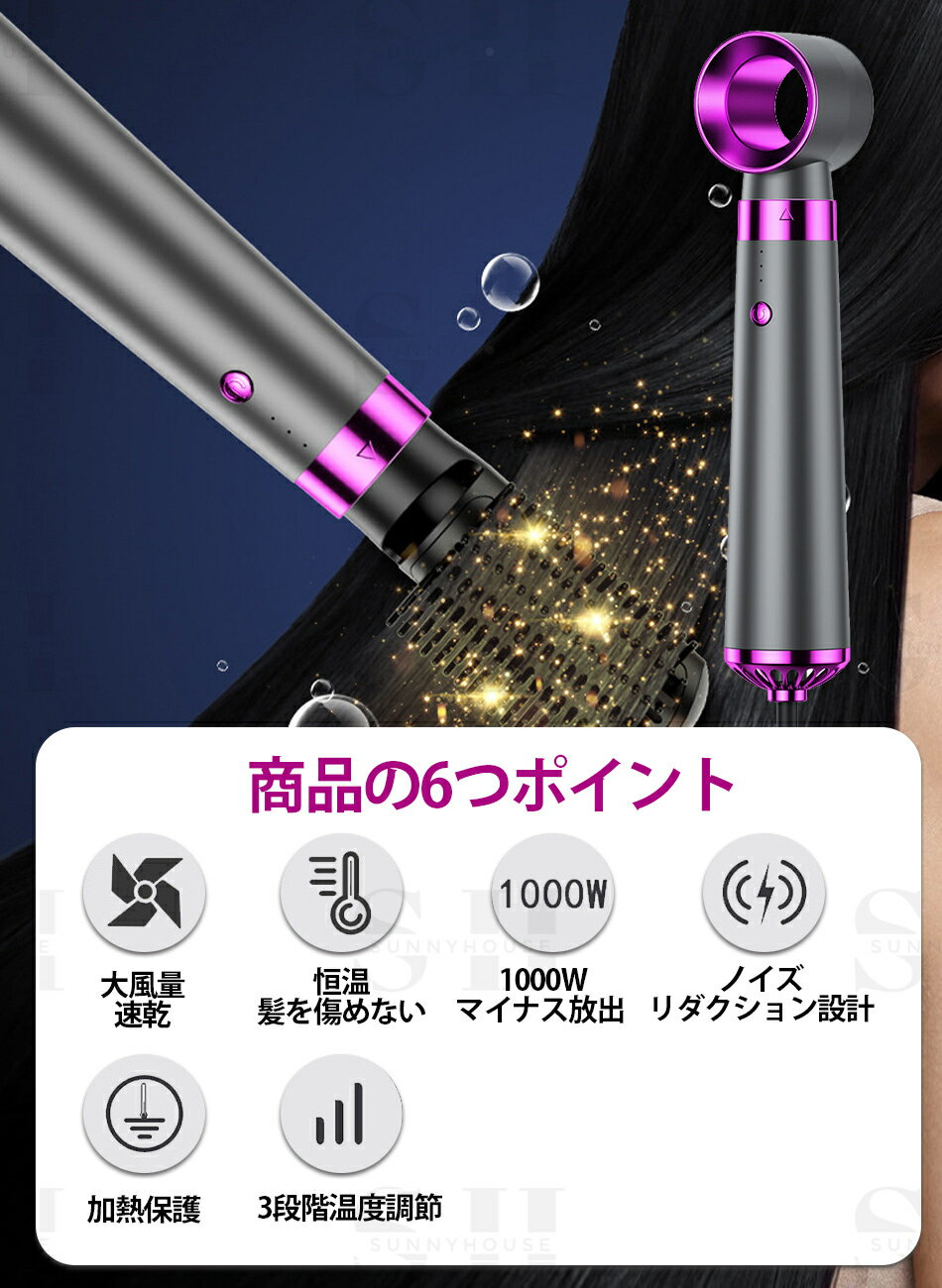 5in1�إ��ɥ饤�䡼 ������®���إ��ɥ饤�䡼 10000W������ɥ饤�䡼3�ʳ���Ǯ����Ĵ�᤯�뤯��ɥ饤�䡼�ޥ��ʥ������� ��°��5���Ǯ�ɻߵ�ǽǮ���֥饷 �������������̾������������إ����� ���ȥ졼��/�����꡼�إ�/�ܥ�塼�ॢ�å� ������/�إ�������/��ĥ/ι����