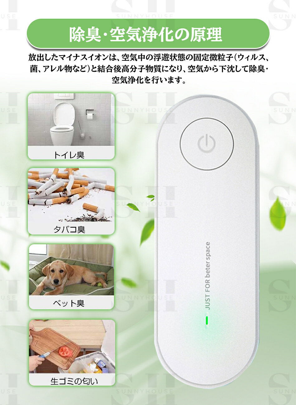 【一部即納×1-2営業日発送×5個で1316円★空気清浄集塵/ 消臭 / 脱臭 】空気清浄機 ミニ空気清浄機 小型空気清浄機 マイナスイオン発生器 省エネ コンパクト空気清浄機 コンセント 挿すだけ コンセント式 折畳み 小型 静音 煙 ペット臭 トイレ 花粉対策 犬 猫 臭い ゴミ 埃