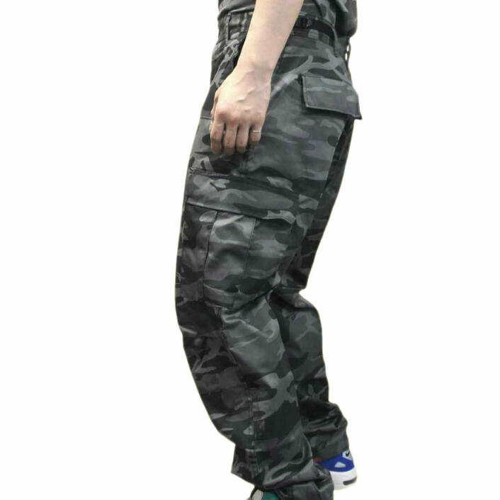 軍パン タクティカル 迷彩BDUパンツ ブラッ...の紹介画像2