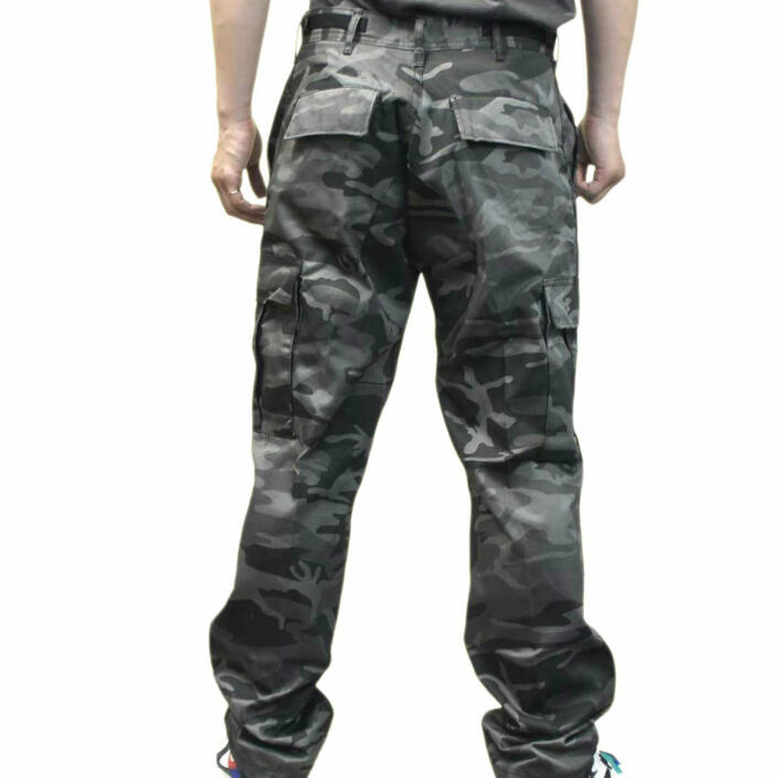 軍パン タクティカル 迷彩BDUパンツ ブラッ...の紹介画像3