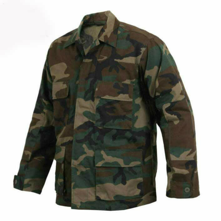 樂天商城 - USA戦闘服 B.D.U.ジャケット迷彩 ウッドランド柄 ミリタリーアウター ロスコ XSから4XLROTHCO Color Camo B.D.U SHIRTS！◇39ショップ限定条件クリアで送料無料