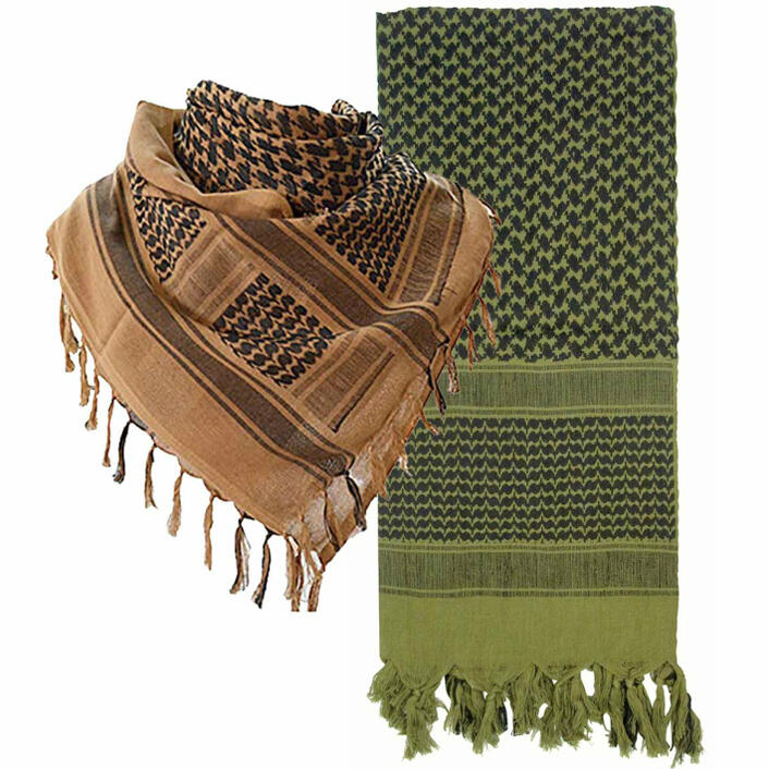 砂漠 綿100％ アフガンストール チェック柄 マスク＆フェイス シュマグ スカーフロスコ シュマーグ　スカーフ　ROTHCO SHEMAGH TACTICAL DESERT SCARVES！◎39shop買い回り3980円税込以上お買上で送料無料◎39shop買い回り3980円税込以上お買上で送料無料