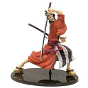 中古 ONE PIECE(ワンピース) フィギュア 造形王頂上決戦3 錦えもん 組み立て済ケース無し光月家の赤鞘九人男のリーダー 良品USED◇39ショップ限定条件クリアで送料無料
