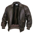 復刻クラシック革ジャン レザー フライト ジャケット ブラウン ロスコROTHCO A－2 BROWN LEATHER FLIGHT JACKET！◇値引きクーポンと39ショップ限定条件クリアで送料無料