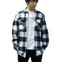 白黒 フランネルシャツ バッファローチェック USA ヘビーウエイト綿 ロスコ＜Rothco＞Extra Heavyweight Buffalo Plaid Flannel Shirt！◇値引きクーポンと39ショップ限定条件クリアで送料無料