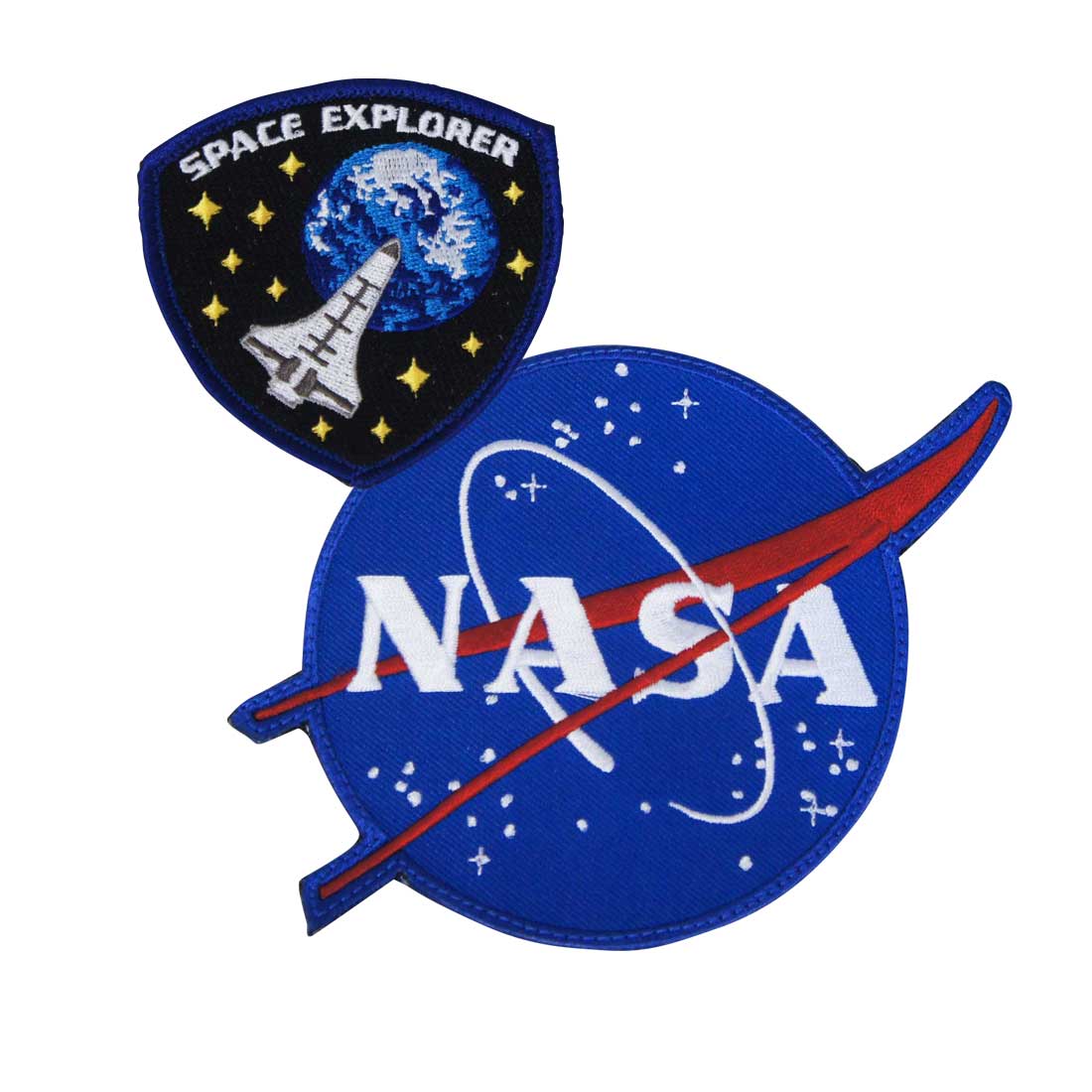 USA ミリタリー ワッペン NASA2点セット～裏面はベルクロ式 ロスコNASA Meatball ...