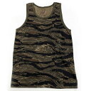 USAスタイル タンクトップ タイガーストライプ迷彩 ロスコ Rothco Camo Tank Top BY USA！◇値引きクーポンと39ショップ限定条件クリアで送料無料