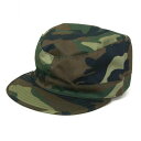 USA 戦闘帽子 迷彩コンバットキャップ　ウッドランド柄 ロスコMILITARY FATIGUE CAMO CAPS Rothco USA！◇値引きクーポンと39ショップ限定条件クリアで送料無料