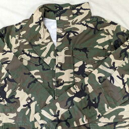 ユニフ 伸縮自在 迷彩 M65ジャケット ミリタリーアウター ストレッチ素材Camo Army Combat Uniform Shirt！◇値引きクーポンと39ショップ限定条件クリアで送料無料