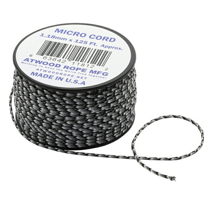 アットウッドロープ Atwood Rope マイクロコード アーバンカモ 44003
