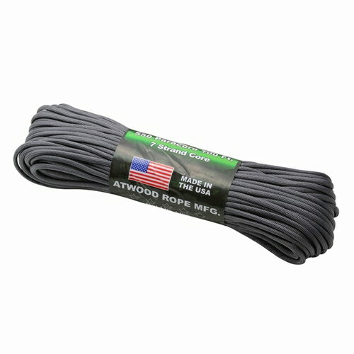 アトウッドロープ Atwood Rope ロープ パラコード 30m グラファイト 44019
