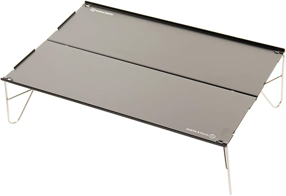 ホールアース WHOLE EARTH UL スプリット コンパクト テーブル サイズ：W36×D25×H10cm カラー：ブラック #WE23DB43-90