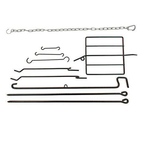ホールアース Whole Earth アイアンポールセット IRON POLE SET ブラック WE23DZ94