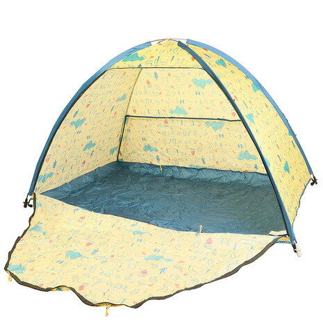 フルクローズド サンシェード ホップアップテント カラー：イエロー サイズ：W190×D117 205 ×H113cm #WE23DA01-020