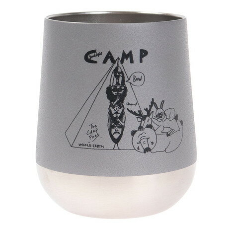 WHOLEEARTH グッド ナイト キャンプ C×W タンブラー グレー