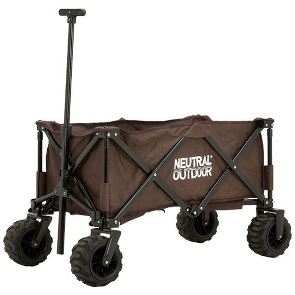 NEUTRAL OUTDOOR ニュートラル アウトドア NT-CW05 オフロードキャリアワゴンII ブラウン 約115L ダークブラウン 50962
