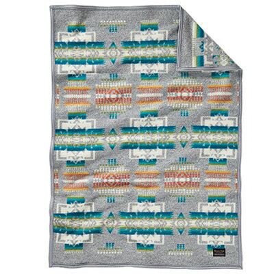 PENDLETON｜ペンドルトン ブランケット チーフジョセフ ムチャチョブランケットPENDELTON HOME COLLECTION Chief Joseph Muchacho Blankets 81×112cm/グレー 19373097-51108