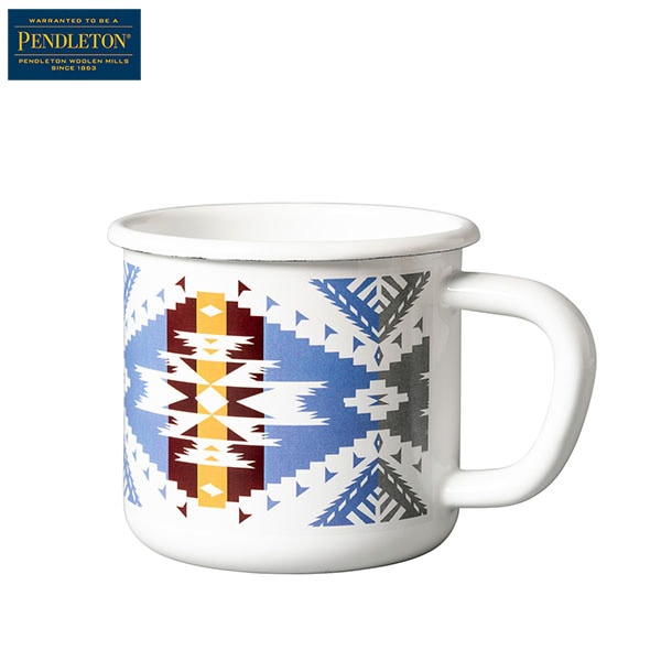 PENDLETON シェラカップ エナメルマグカップ Enamel Mug Cup FH100 シルバーバーク 19802118317000