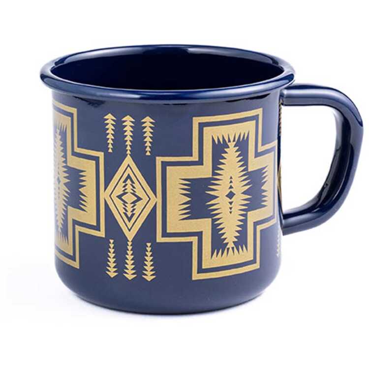 ペンドルトン PENDLETON エナメルマグカップ FH108 カラー：Harding ネイビー Gold 容量：400ml #19804338-460 2023SS