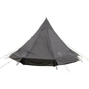 ピルツ12 ブラック 5～6人用モノポール型テント サイズ：幅390×高さ265×床面対角線420cm #CETO1005