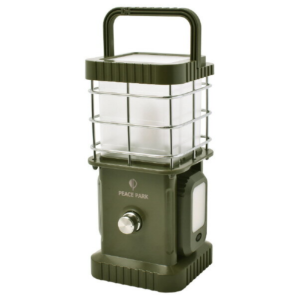 PEACE PARK ピースパーク WILDLAND LAMP ワイルドランドランプ スピーカー&ライト付き 最大370ルーメン 充電式 KHAKI 36660360