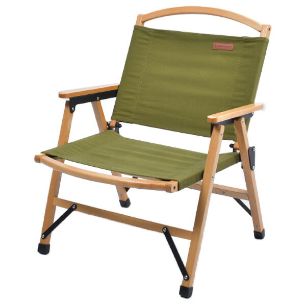 ピースパーク peace park ロー ウッドチェア LOW WOOD CHAIR モスグリーン PP0446GN