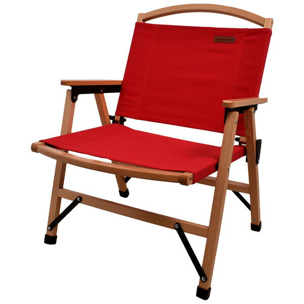 peace park｜ピースパーク ロウ ウッド チェア LOW WOOD CHAIR レッド