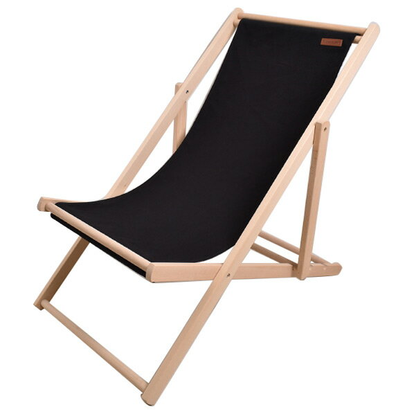 peace park ウッデン ビーチチェア WOODEN BEACH CHAIR ブラック PP0462BK