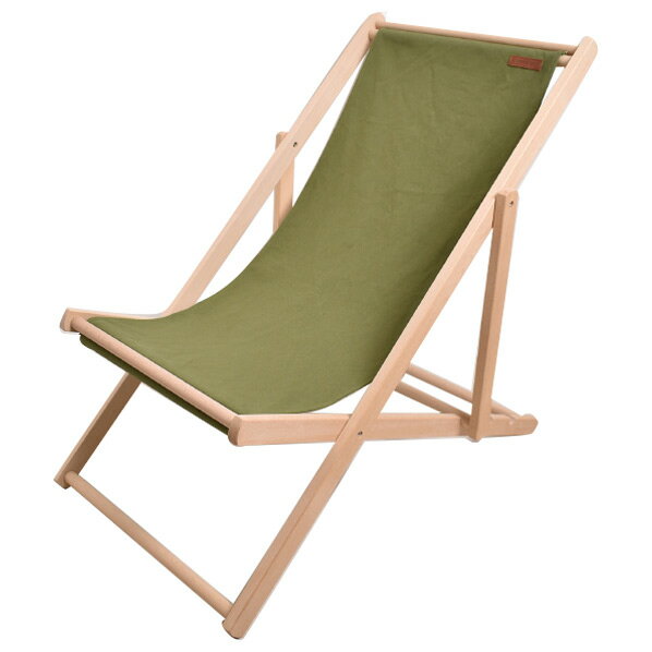 peace park ウッデン ビーチチェア WOODEN BEACH CHAIR モスグリーン PP0466GN