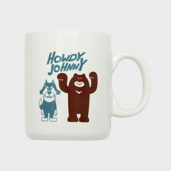 HOWDY JOHNNY ハウディジョニー コーヒーマグ BCE カラー：BCE ホワイト 容量：300ml #HJCMBCEWH