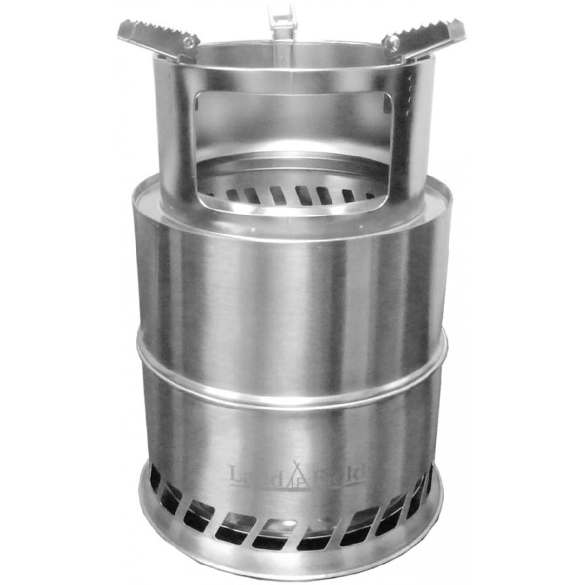 Landfield ウッドストーブ 中型サイズ 直径20cm 五徳付き LF-CWS020