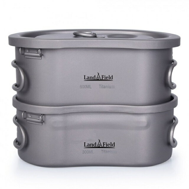Landfield 飯ごう 600ml・300ml セット LF-TMT010