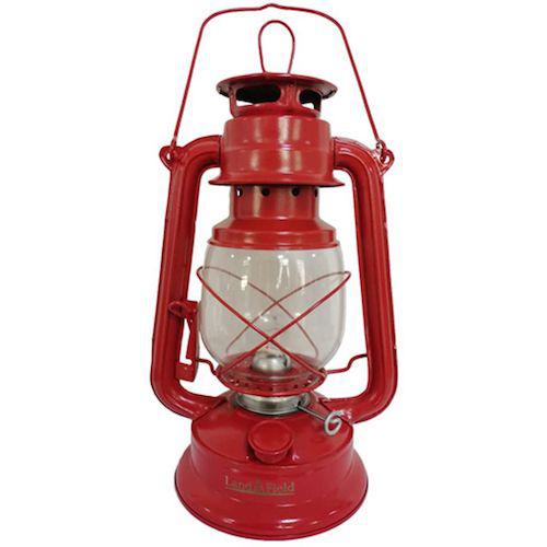 LandField ランドフィールド オイルランタン Lサイズ レッド LF-OL020-RD