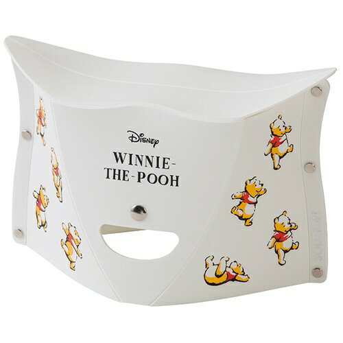 SOLCION 折りたたみチェア pooh ホワイト 高さ18cm PATATTO 180 パタット 180 ディズニー Dis183