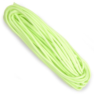 パラシュートコード 蓄光 ナイロン グリーン 25ft nylon 緑 ちっこう