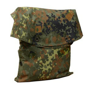 ドイツ軍放出品 ポンチョ用フード テント収納袋 フレックターン迷彩 ドイツ連邦軍 テントシート