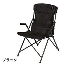 QUICKCAMP ハイバックチェア ブラック QC-HFC