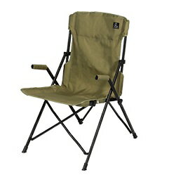 QUICKCAMP ハイバックチェア カーキ QC-HFC