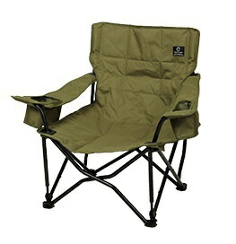 QUICKCAMP 収束式ローチェア One Love chair ワンラブチェア カーキ QC-LFC75