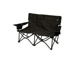 QUICKCAMP 収束式ローチェア One Love chair ワンラブチェア ブラック QC-LFC75