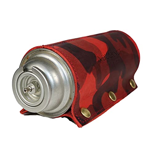 ダックノット DUCKNOT CB缶カバー イタリアンレザー 赤迷彩 721237