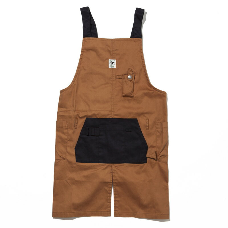 ジーアールエヌアウトドア grn outdoor HIASOBI CAMPER APRON ヒアソビ キャンパー エプロン CAMEL GO403Q