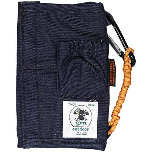 grn outdoor ヒアソビキャンパー CB缶カバー HIASOBICAMPER C.B カン COVER インディゴ GO0412Q-CB