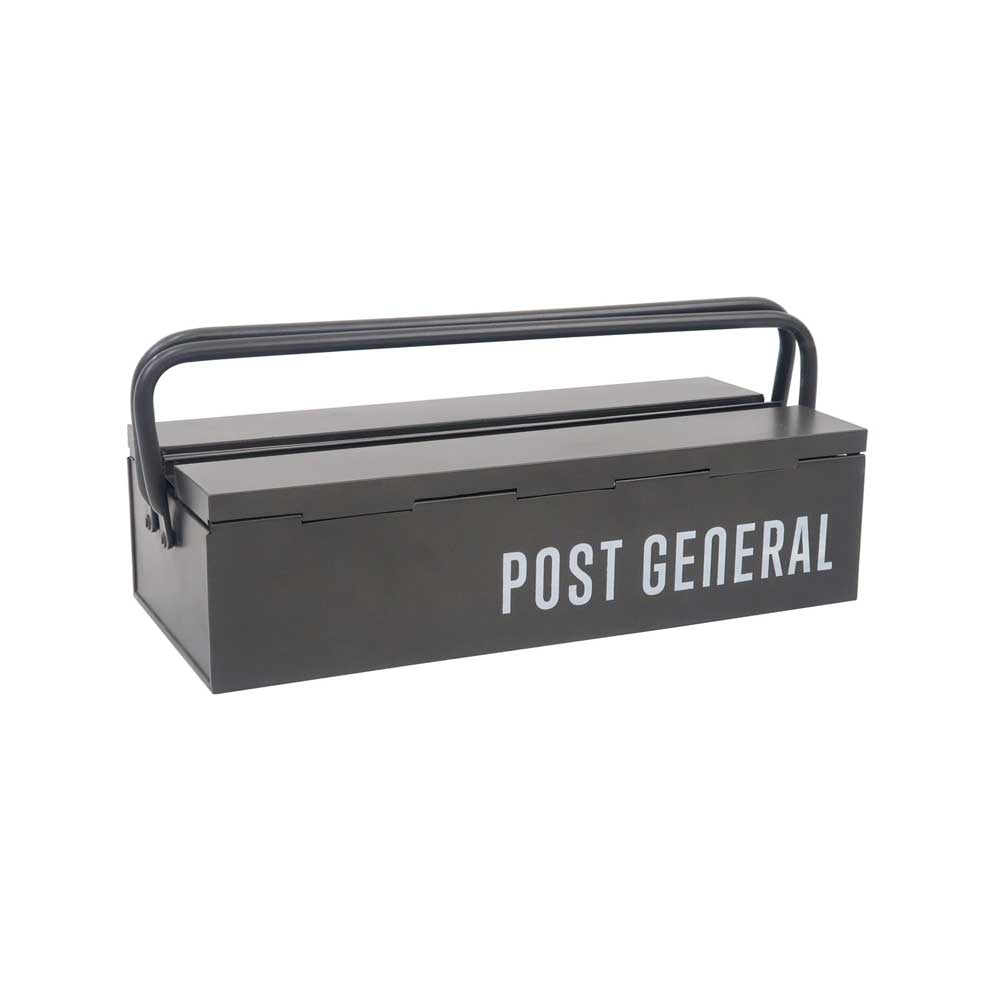 98196-0002 POST GENERAL ポストジェネラル スタッカブルツールボックス ブラック