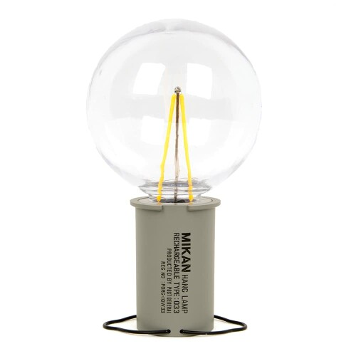 MIKAN ミカン×POST GENERAL ポストジェネラル 3WAY LEDランタン カラー：グレー #MIKAN3WAY-GRAY