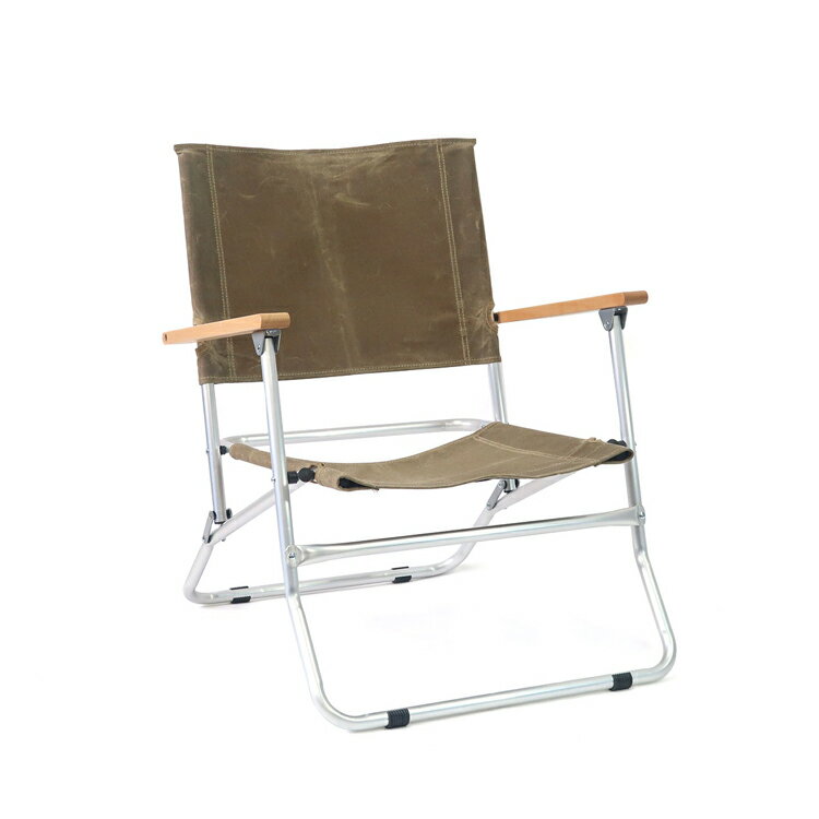 ポストジェネラル POST GENERAL ワックスドキャンバス ローバーチェア タイプロー カラー：ブラウン サイズ：W57.5×D61×H70cm #982260023