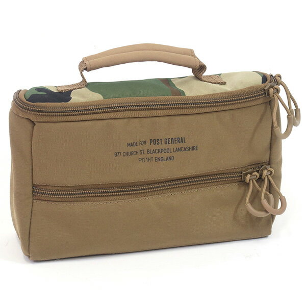 POST GENERAL ポストジェネラル SPICE & TISSUE BAG スパイス&ティッシュバッグ WOLFCAMO 982240024