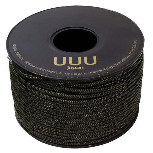 三友産業 ガイロープボビン巻 3mm×50m カーキ UUU-0156