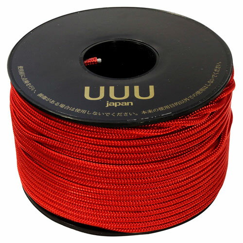 三友産業 ガイロープボビン巻 3mm×50m レッド UUU-0157